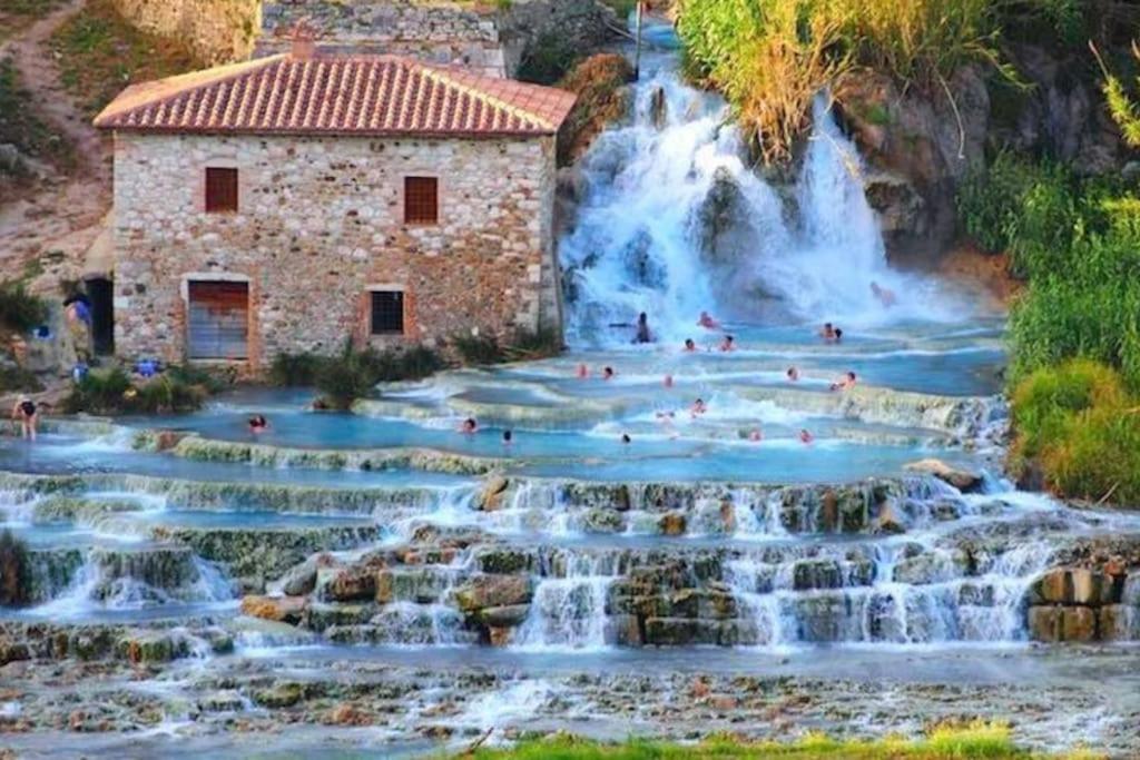 38-Volpini House In Amiata - Val D'Orcia, Saturnia, Feste&Sagre Castel del Piano  Ngoại thất bức ảnh